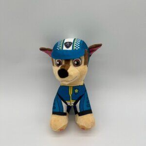 Paw Patrol - Chase Blue and Tan Plush Dog Toy with Uniform and Hat